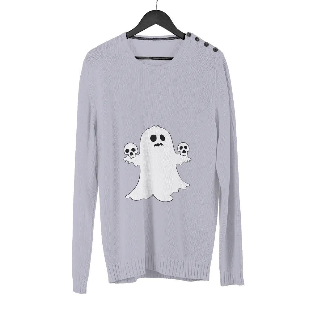 TShirt Design: Whisp and His Skulls - A Haunting Halloween Tale|vineyard vines halloween shirt 2022