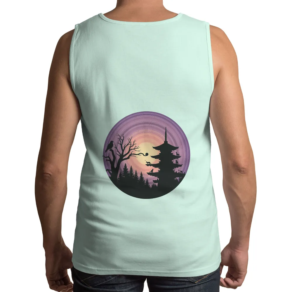 Graphic Tees: Harmony of Nature and Architecture|reign forest fronds camp shirt