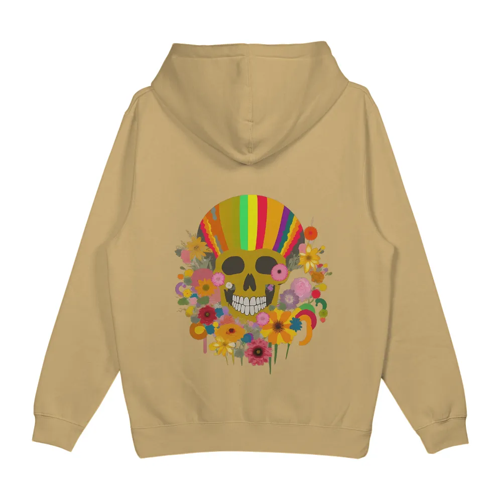 Rainbow Skull T-Shirts Design: A Fusion of Life and Emotions|rainbow heartbeat shirt