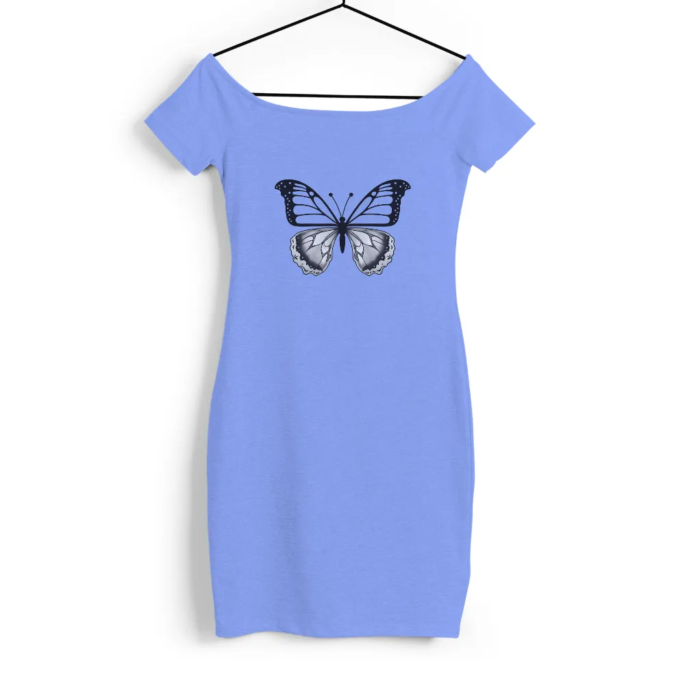 Customized Tee Shirts: Luna's Wings of Transformation|butterfly print shirt dress