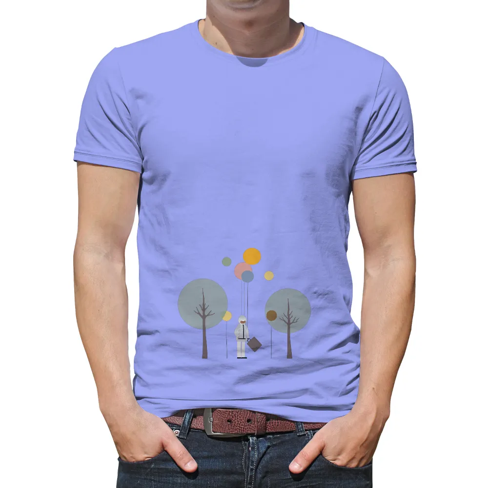 Tee Shirts Printed: Dream Collector in the Whimsical Forest|white suit shirt