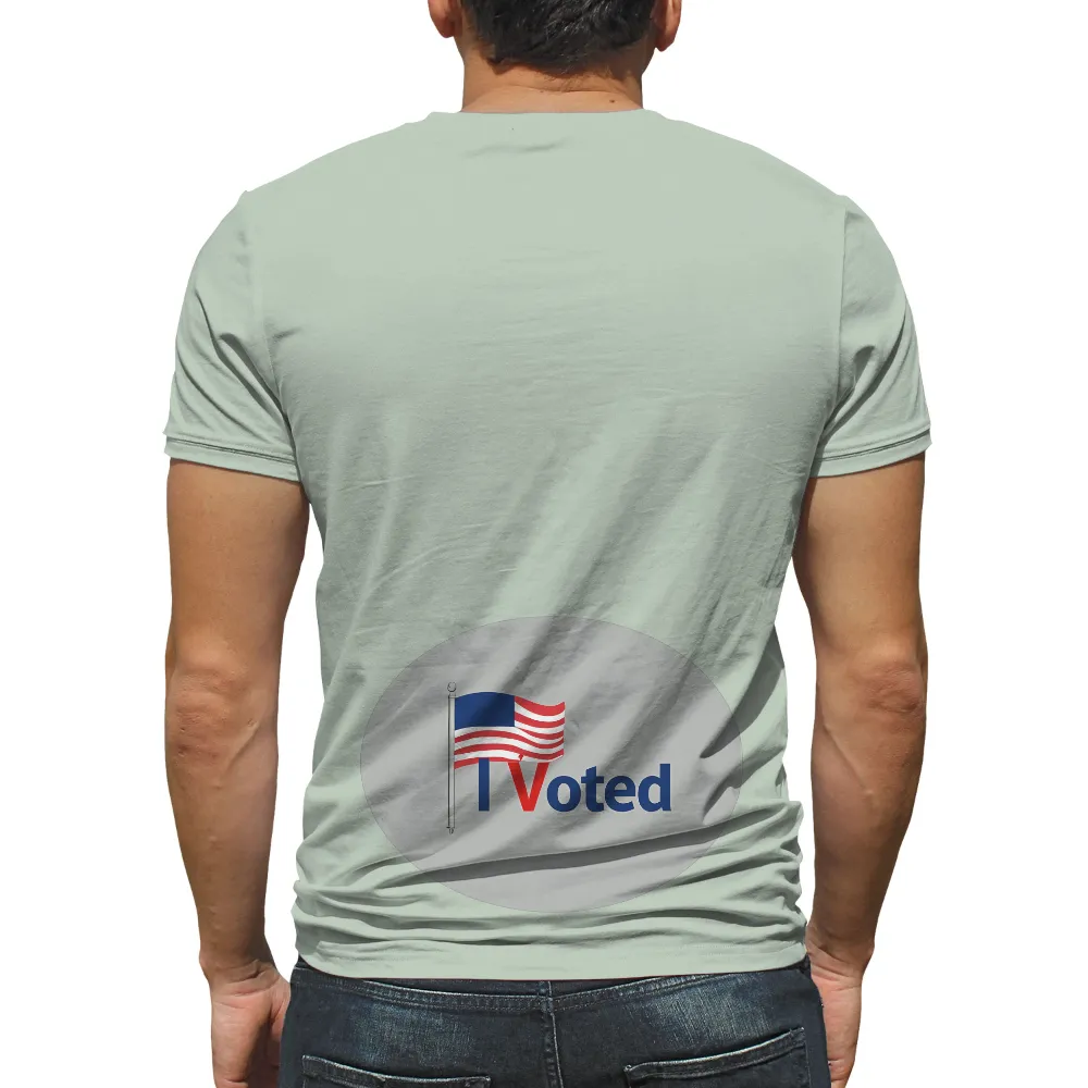 TShirt Design: I Voted - A Symbol of Democracy|enes kanter freedom t shirt