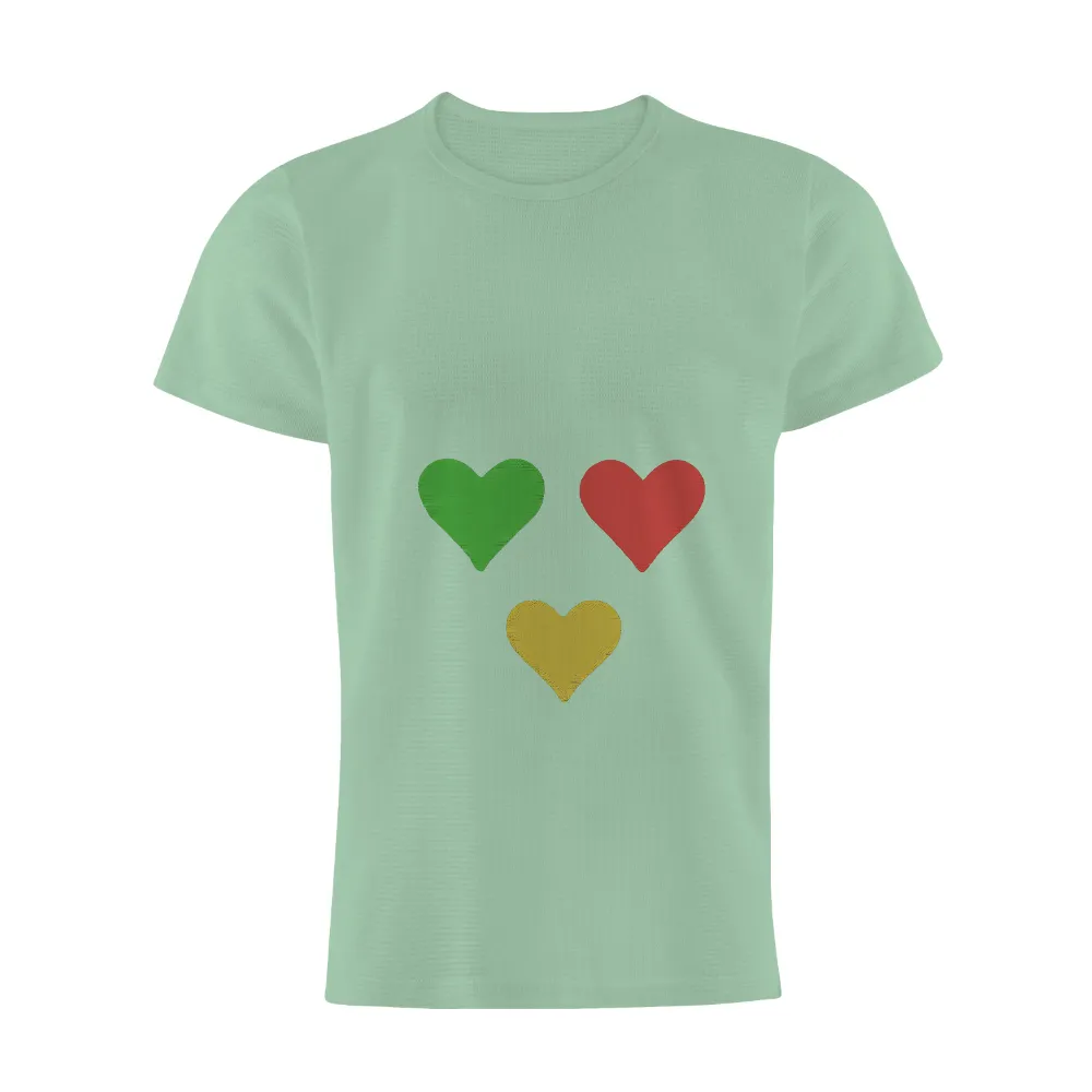 T-Shirt Printing: Hearts of Unity and Love|i love yu darvish shirt