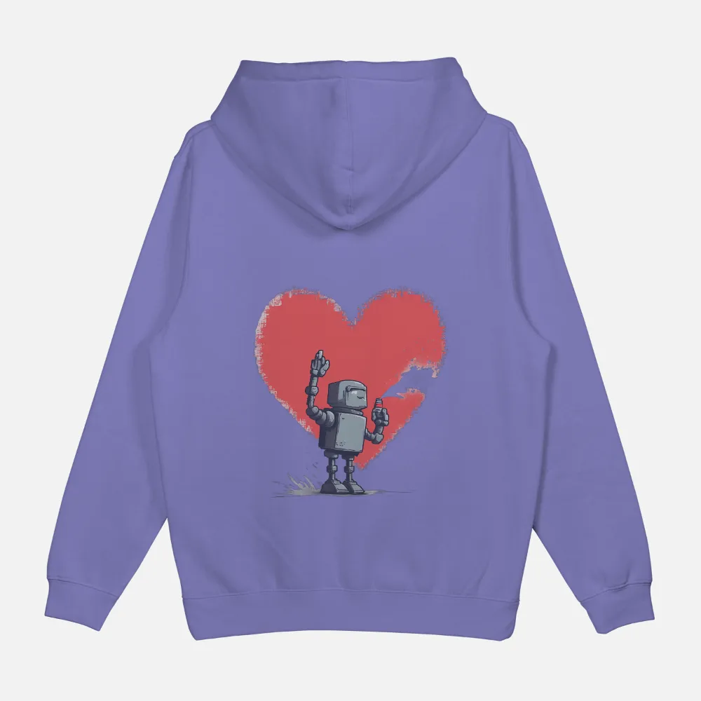 Vintage Robot Heart: A Unique Fusion of Retro and Modern Design|military purple heart t shirts