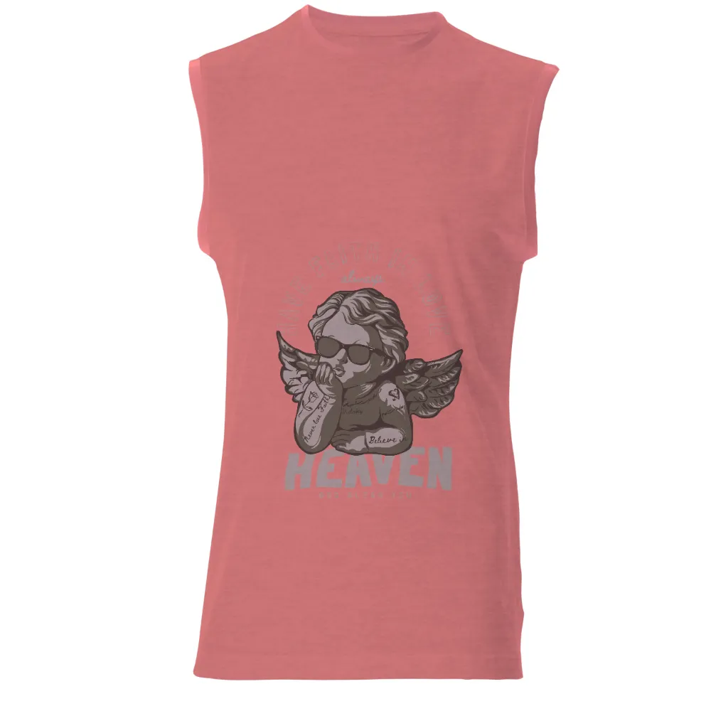 Tee Shirt Printing: Have Faith in Love - Angelic Design|peace love valentine shirt