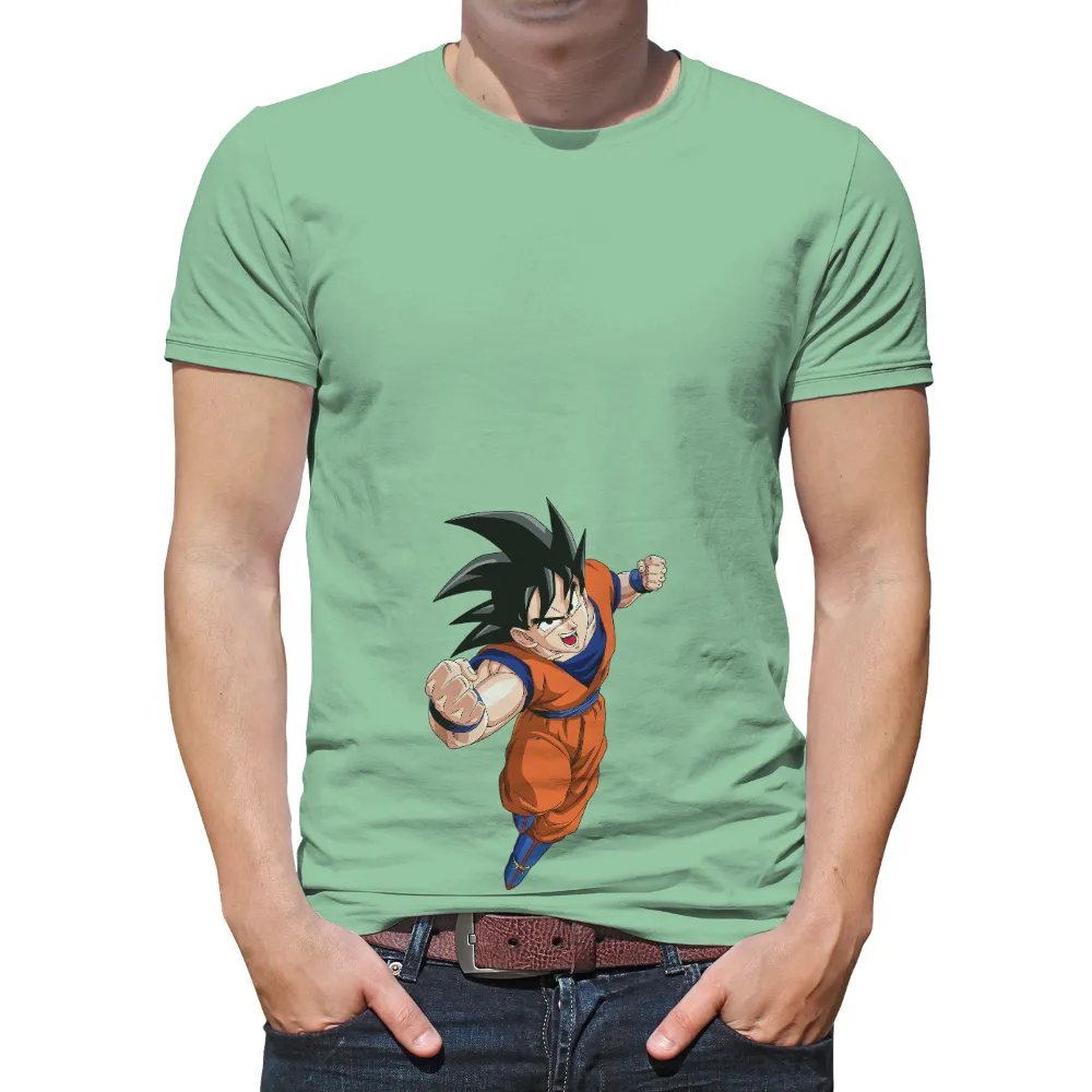 Custom Tee Shirts: Son Goku's Spirit of Perseverance|dragon ball z workout pants