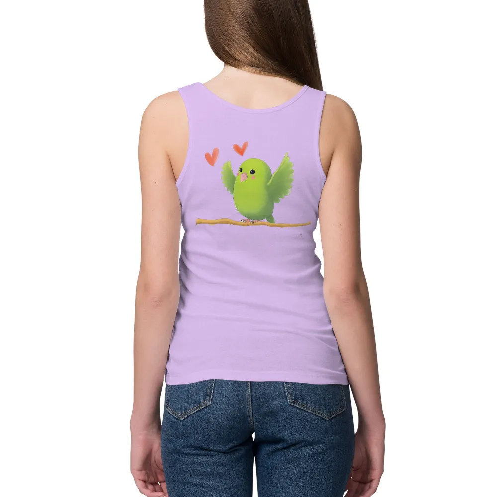 Custom Tee Shirts: Spread Love and Joy with Pip the Green Bird|i love hot rodeo moms shirt