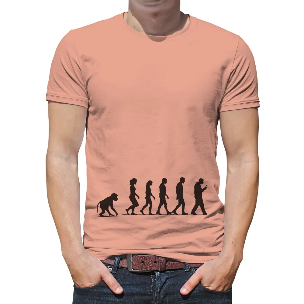 TShirt Design: Evolution of Human Posture in the Age of Technology