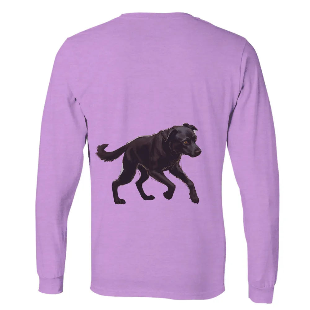 Graphic Tees: Black Labrador - A Symbol of Loyalty and Strength|double knit graphic sweatshirt