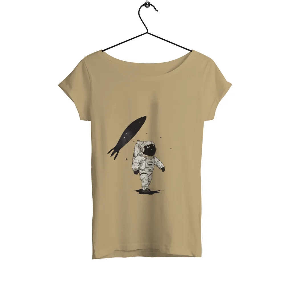 T-Shirts Design: Astronaut's Cosmic Adventure with Starry Fish|vintage space camp t shirt