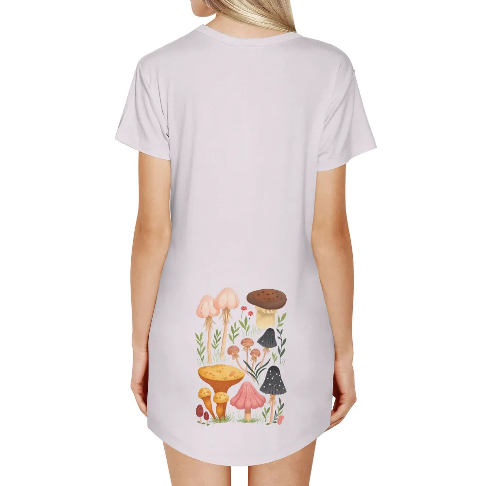 Enchanted Forest Mushrooms T-Shirts Design|endor forest summer camp shirt