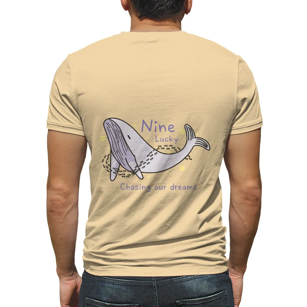 T-Shirt Printing: Nine Lucky - Chasing Our Dreams|vineyard vines easter whale