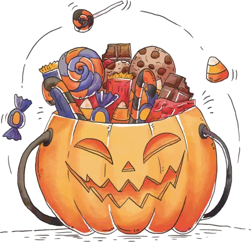 Graphic Tees: Halloween Pumpkin Bucket of Joy