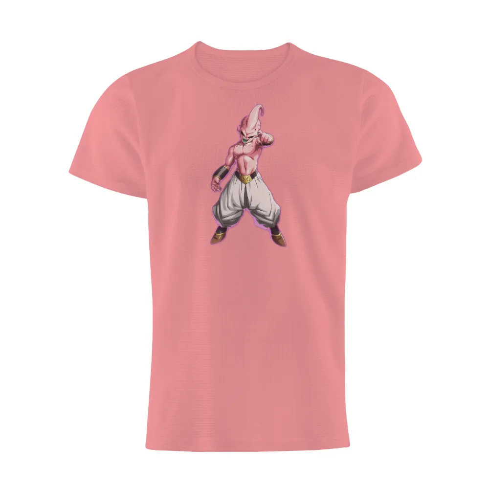 Custom T-Shirt Printing: Majin Buu - Anime Power and Chaos|battle under the radar shirt