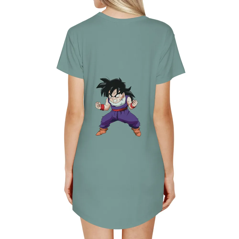 Tee Shirt Printing: Gohan's Battle Spirit - Anime Fan Art|dragon ball father's day shirt