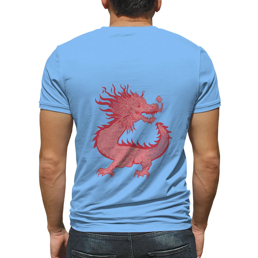 Custom T-Shirt Printing: The Majestic Red Dragon Zephyr|red hot chili peppers world tour t shirt