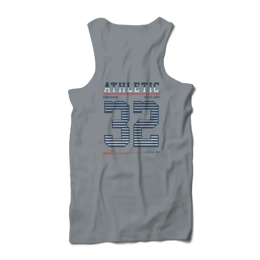 T-Shirts Custom: Bold Athletic Number 32 Design|best shirt to wear with sunburn