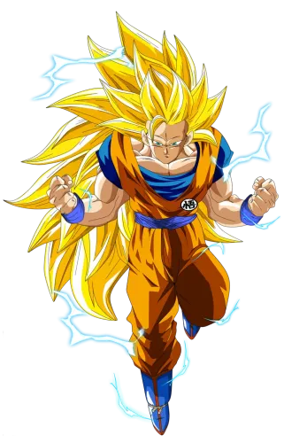 T-Shirts Design: Goku's Super Saiyan Transformation - Anime Power