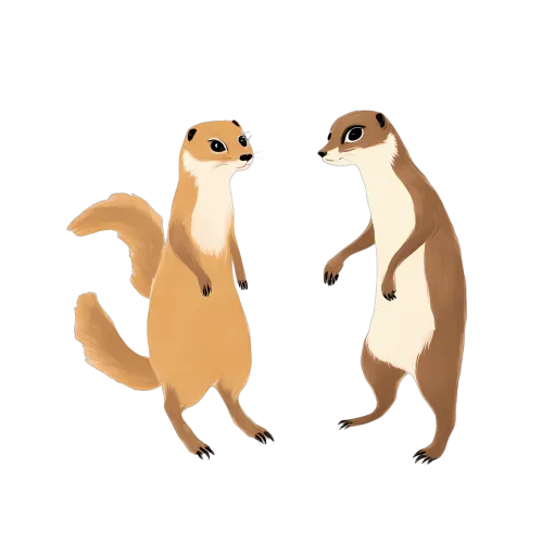 Graphic Tees: Whimsical Meerkats - Friendship and Joy