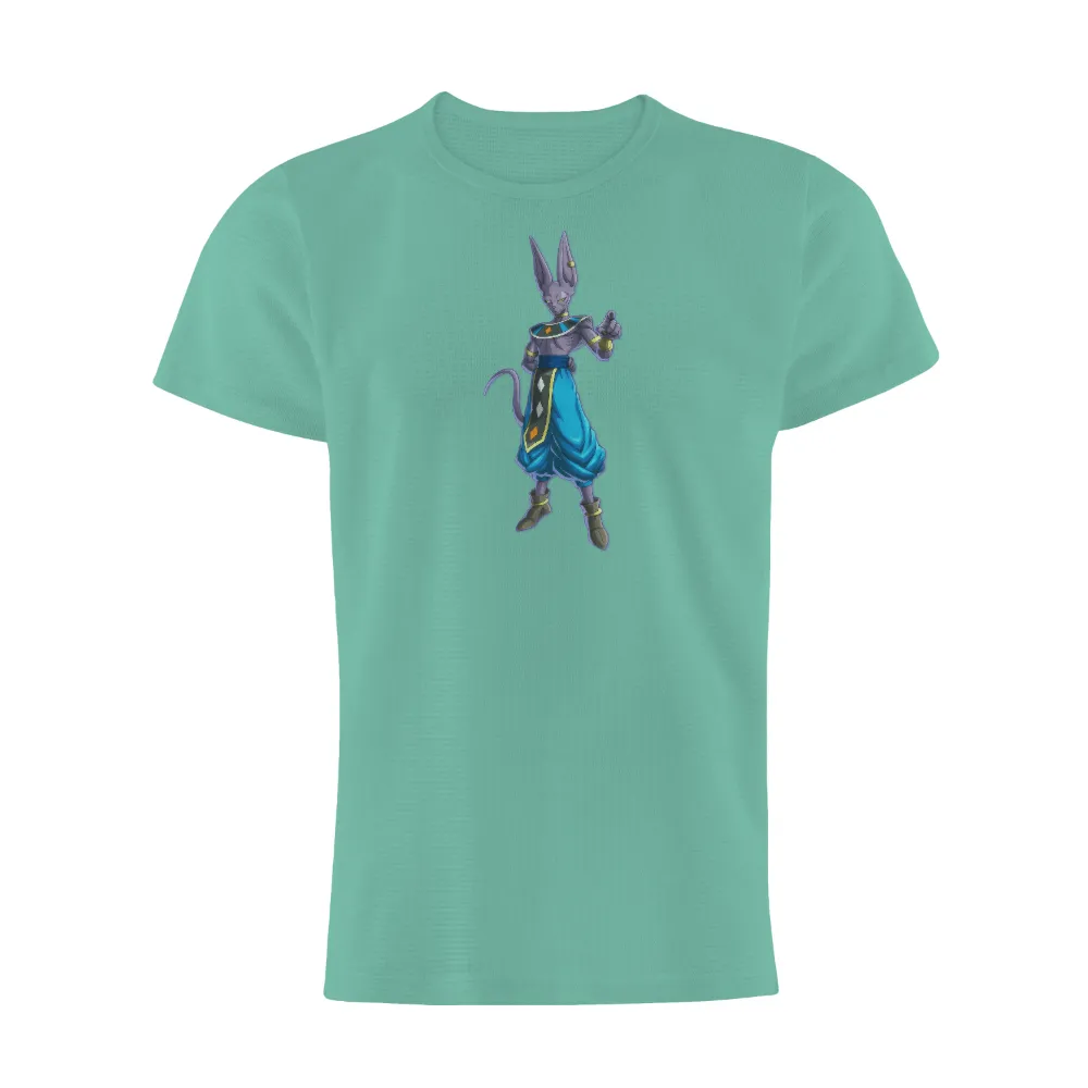 T-Shirt Printing: Anime Power - Beerus from Dragon Ball|dragon ball super sweatpants