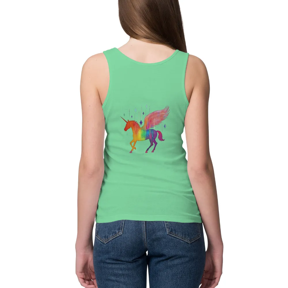 Rainbow Unicorn T-Shirt Printing: A Symbol of Hope and Wonder|mama bear rainbow shirt