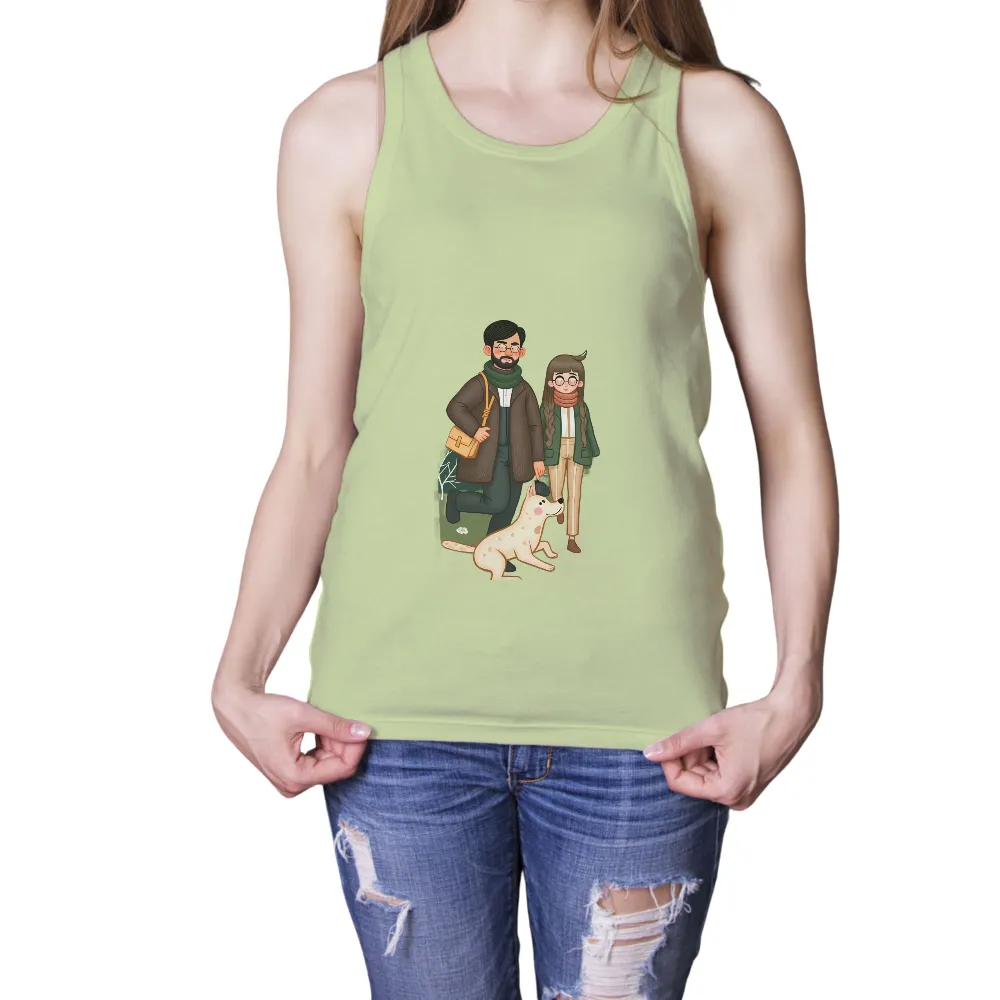 T-Shirts Design: Winter Walks with Family and Dog|grinch t shirt family