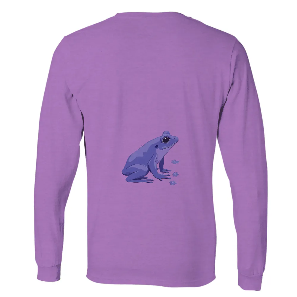 Custom Tee Shirts: Enchanting Blue Poison Dart Frog Design