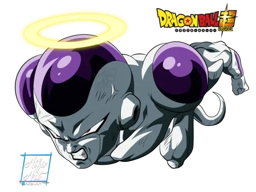 Frieza with Halo: A Unique T-Shirts Design Inspired by Dragon Ball Super