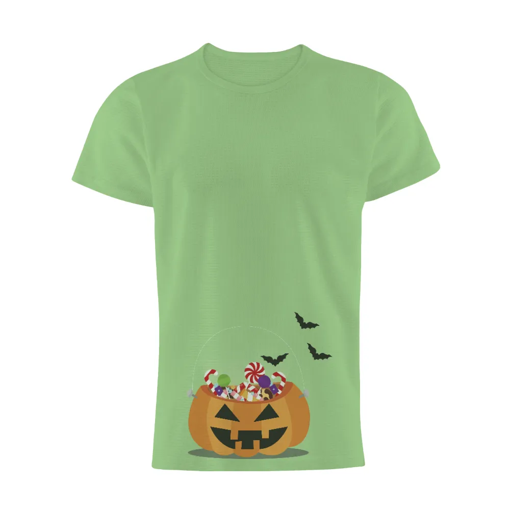 TShirt Printing: Halloween Pumpkin Bucket Filled with Candies|bloody mary shirt spirit halloween