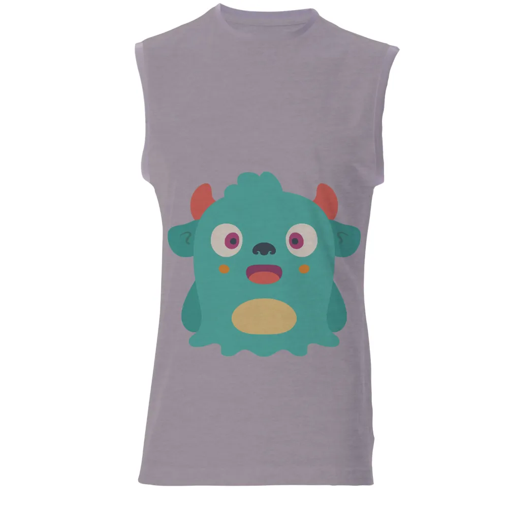 Zee the Monster: A Whimsical T-Shirt Printing Design|monkey in yellow shirt