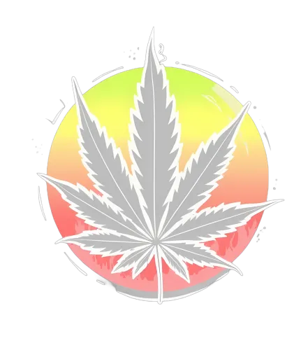 Tee Shirt Printing: Nature's Serenity - Cannabis Leaf Design