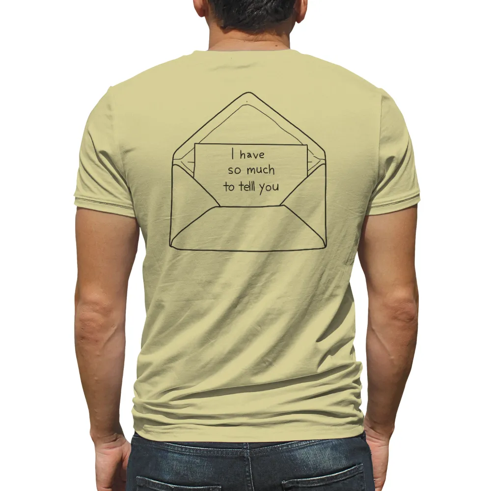 Minimalist Envelope Design: A Nostalgic Tribute to Thoughtful Communication|future nostalgia tee