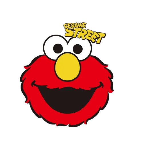 Tee Shirt Printing: Elmo Sesame Street Happy Smile