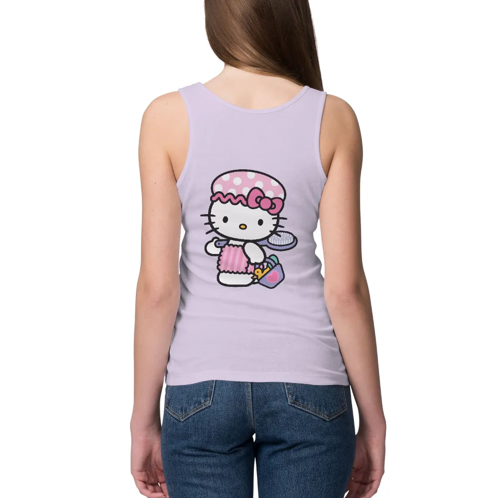 Custom Tee Shirts: Baking with Hello Kitty - Nostalgia and Joy|love peace skeet cheese shirt