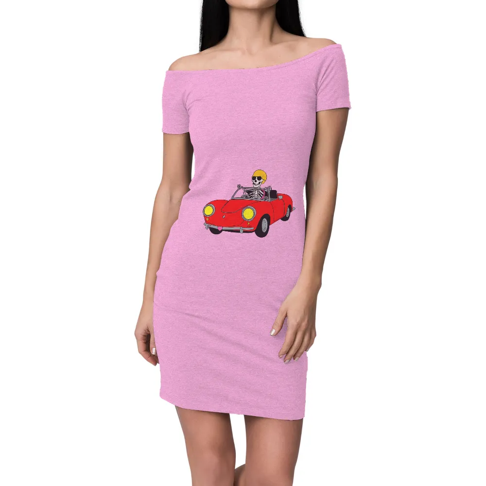 Shirts Graphic Tees: Skeleton Adventure in Vintage Car|the timeless art of seduction t shirt