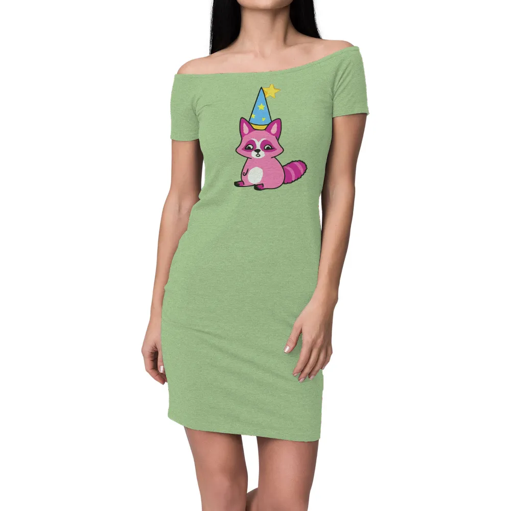 T-Shirts Custom: Spread Joy with Remy the Pink Raccoon Wizard|pokemon magic shirt