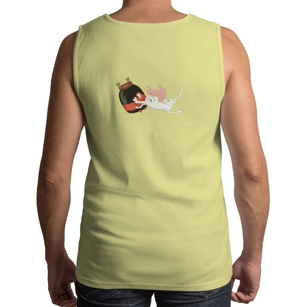 Shirts Graphic Tees: Whiskers and Spark's Adventure|cat valentines shirt