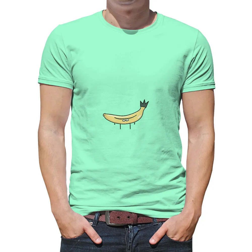 Banana King: A Whimsical T-Shirts Pattern|cartoon character long sleeve shirts