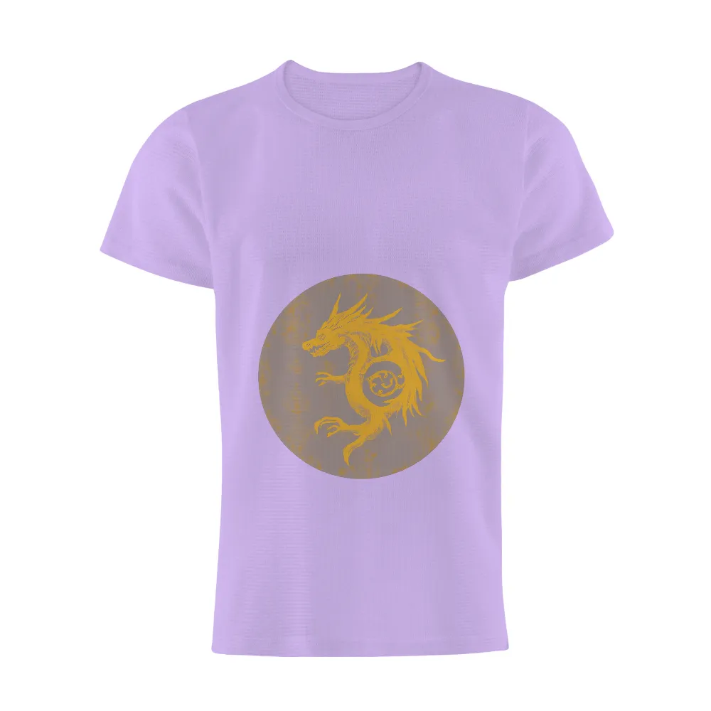 Golden Dragon TShirt Printing: Eternity and Wisdom|mom to the 4th power shirt