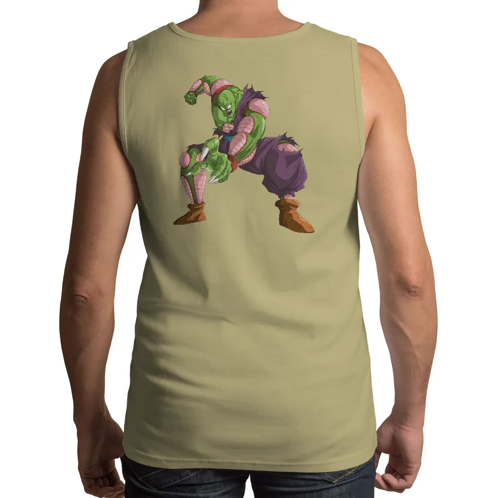 Tee Shirts Printed: Piccolo - Anime Warrior in Action|mr po dragon ball