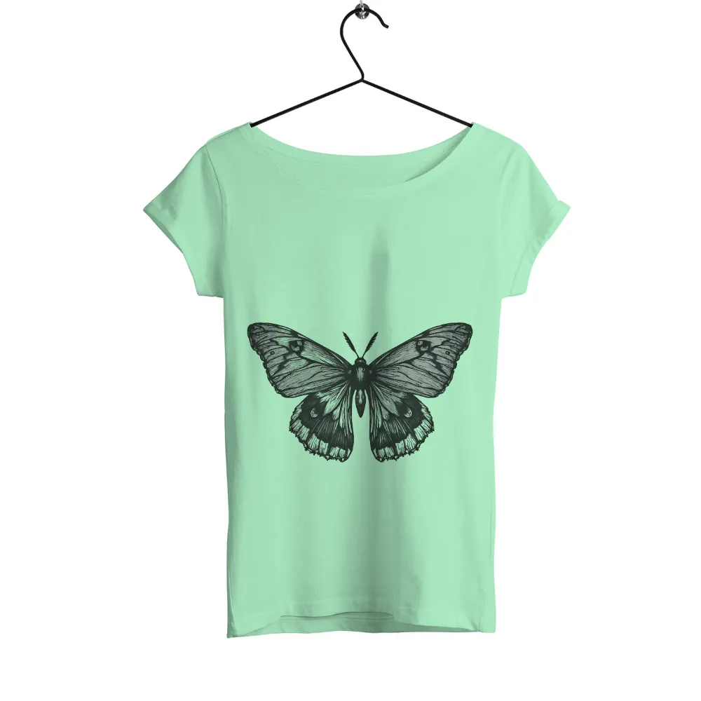 Graphic Tees: Luna's Wings of Transformation|ganpati t shirt pattern design