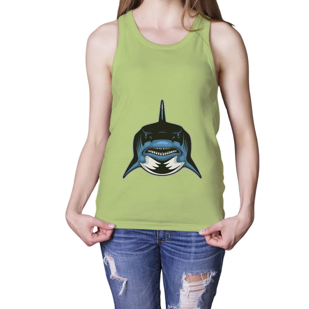 T-Shirt Printing: Mighty Shark - Power and Beauty in the Ocean|the new day feel the power t shirt