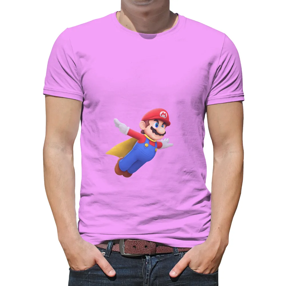 T-Shirts Custom: Fly with Mario - Adventure and Freedom|hot topic nirvana smile t shirt