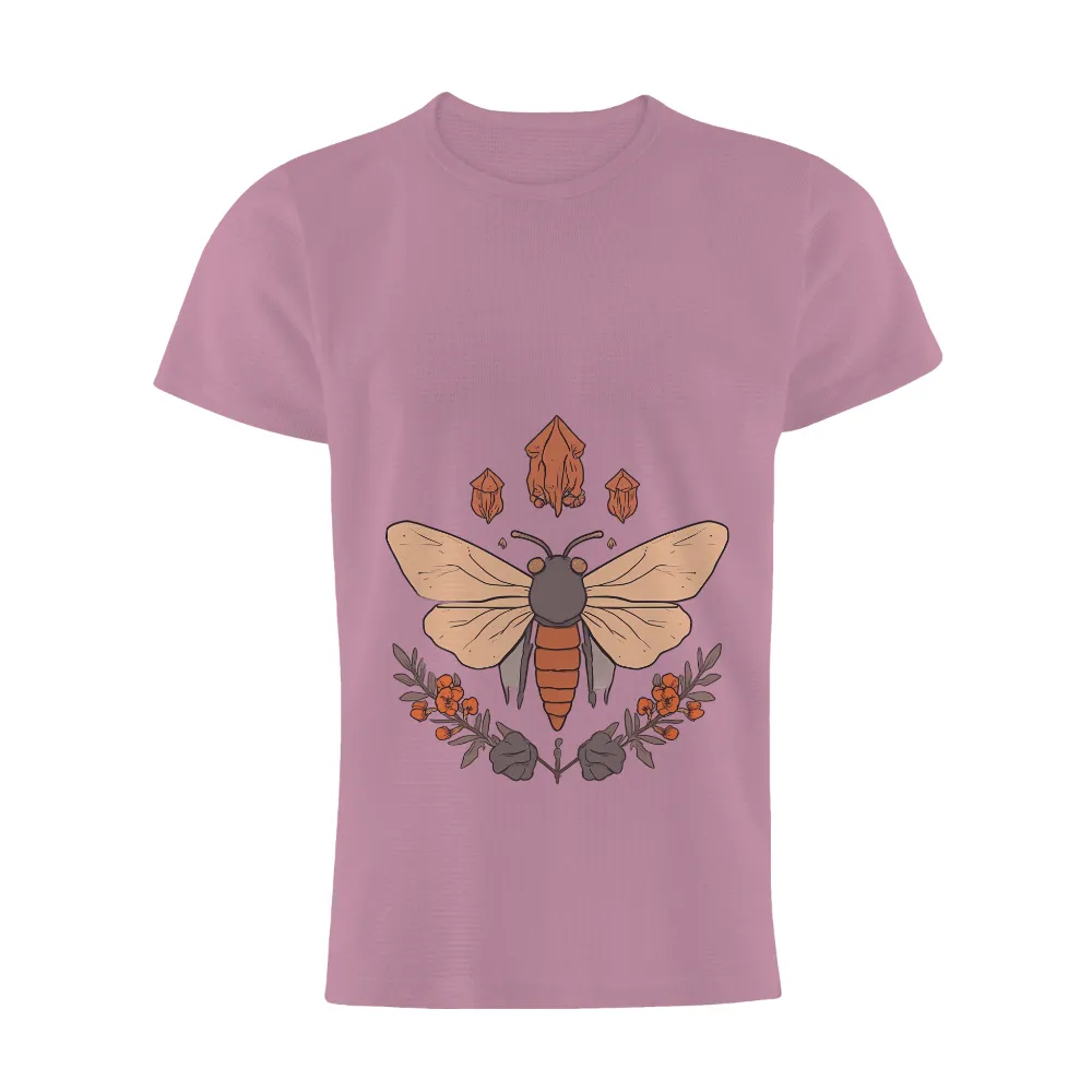 TShirt Printing: Moth Transformation - Nature's Cycle|nhl games last night