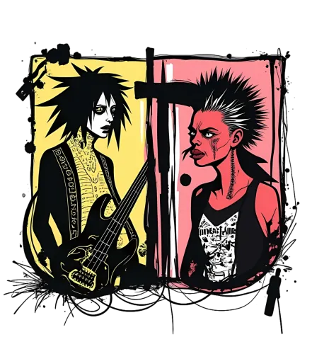 T-Shirts Custom: Punk Rock Spirit | Artistic Designs