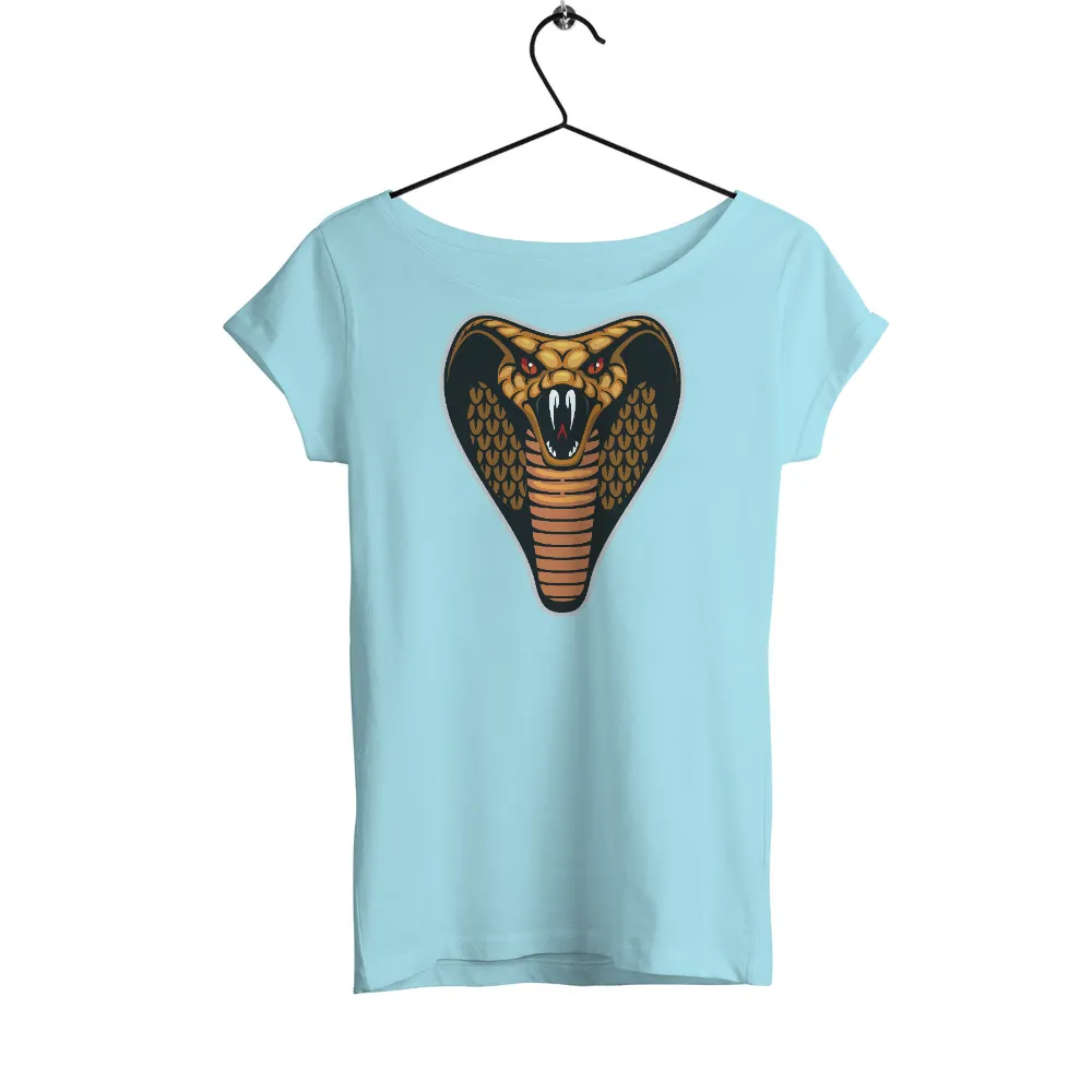 Shirts Graphic Tees: Cobra Guardian - Strength and Resilience|uv protection long sleeve crew neck