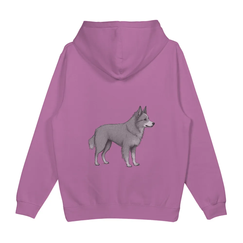 Shirts Graphic Tees: Luna - The Guardian Dog|uv protection long sleeve crew neck