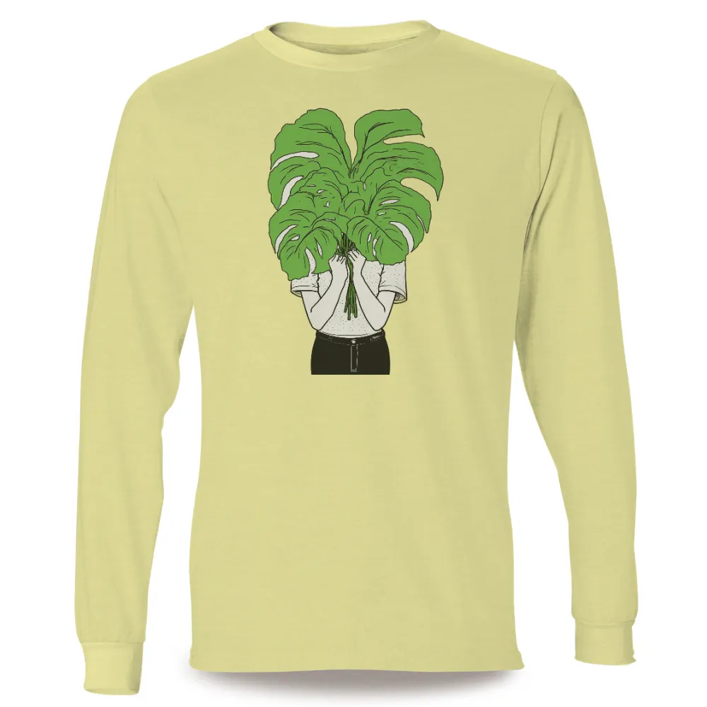 Customized Tee Shirts | Embrace Nature with Monstera Design| Growth and prosperity