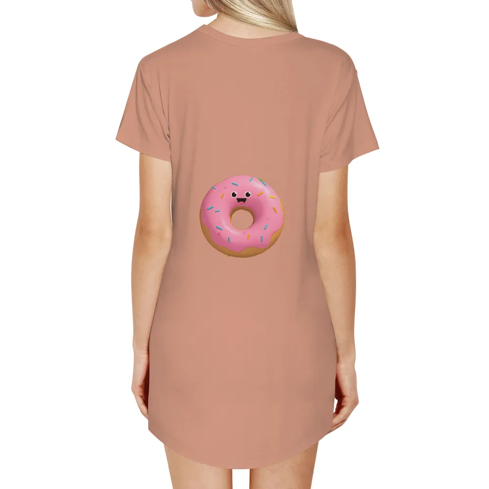 T-Shirt Printing: Spread Joy with a Happy Donut Design|music art love happiness t shirt