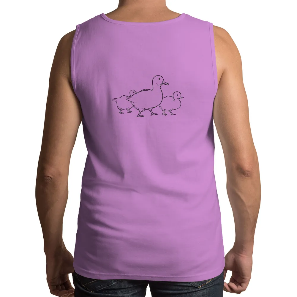 Duck Family T-Shirt Printing: A Symbol of Love and Guidance|sun protection clothes for adults